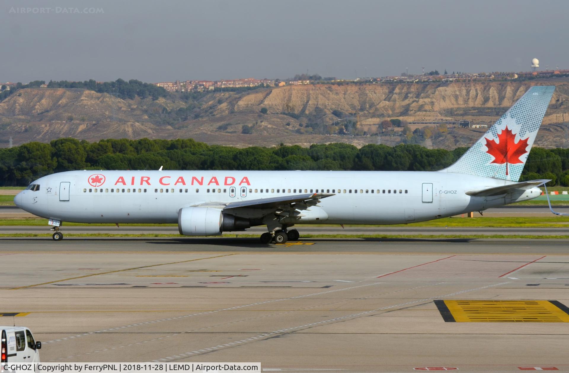 C-GHOZ, 1989 Boeing 767-375 C/N 24087, Air Canada B763 departing MAD