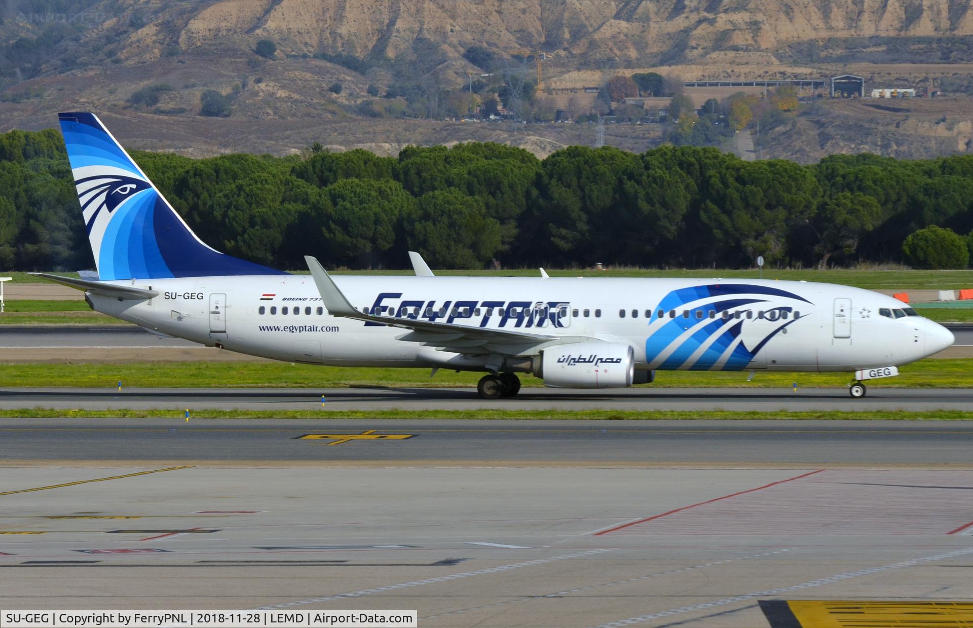 SU-GEG, 2017 Boeing 737-866 C/N 63799, Egyptair B738