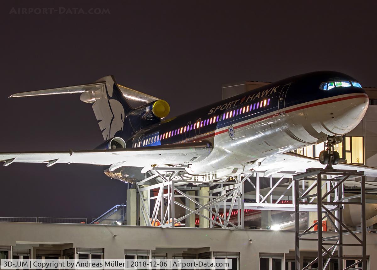 3D-JJM, 1969 Boeing 727-231 C/N 20053, Night shot of 3D-JJM.