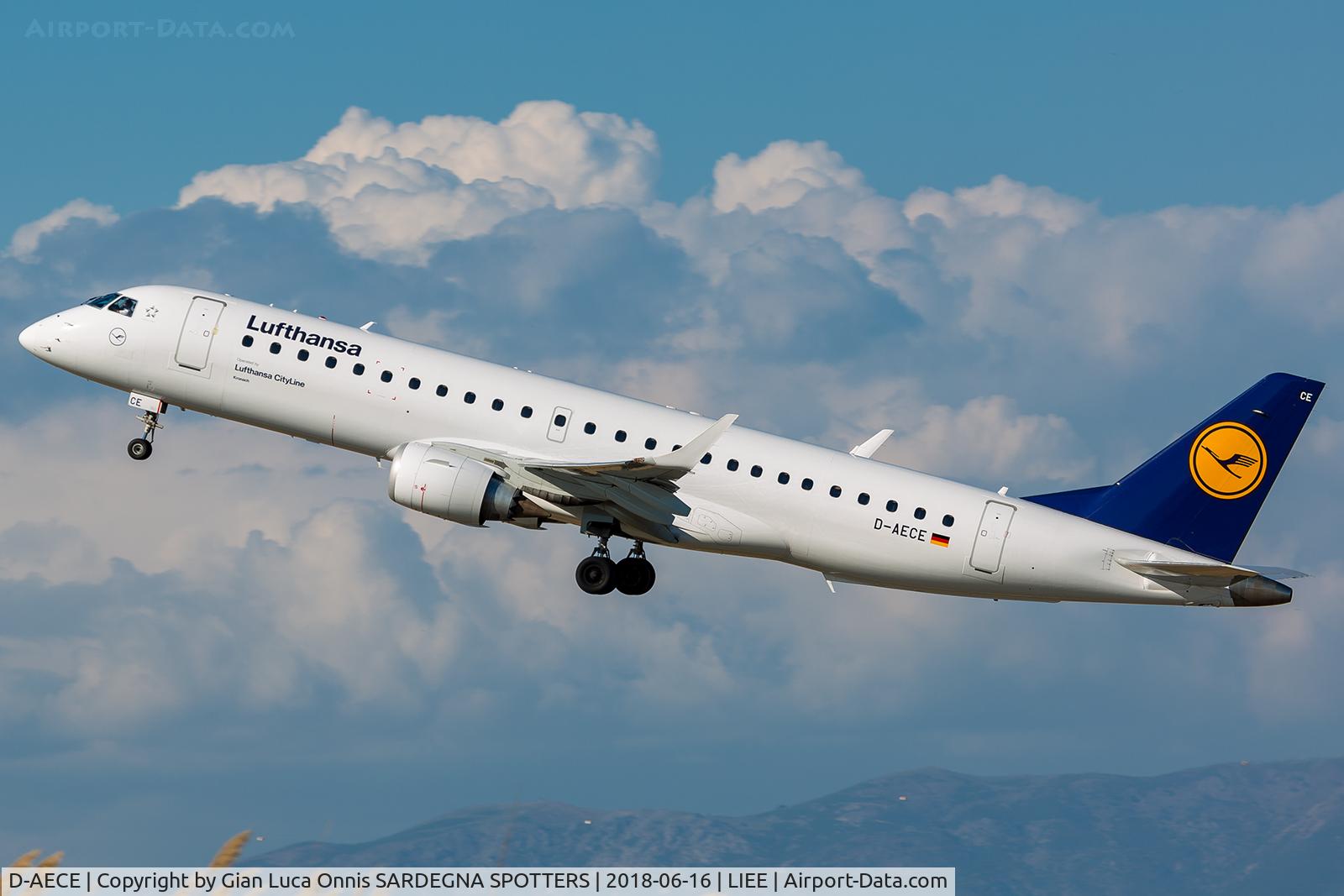 D-AECE, 2010 Embraer 190LR (ERJ-190-100LR) C/N 19000341, TAKE OFF 32L