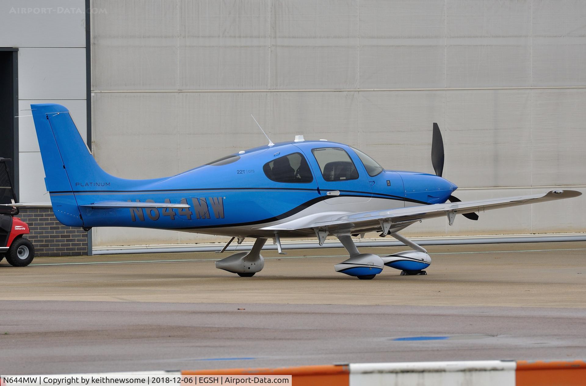 N644MW, 2016 Cirrus SR22T GTS C/N 1318, Return Visitor.