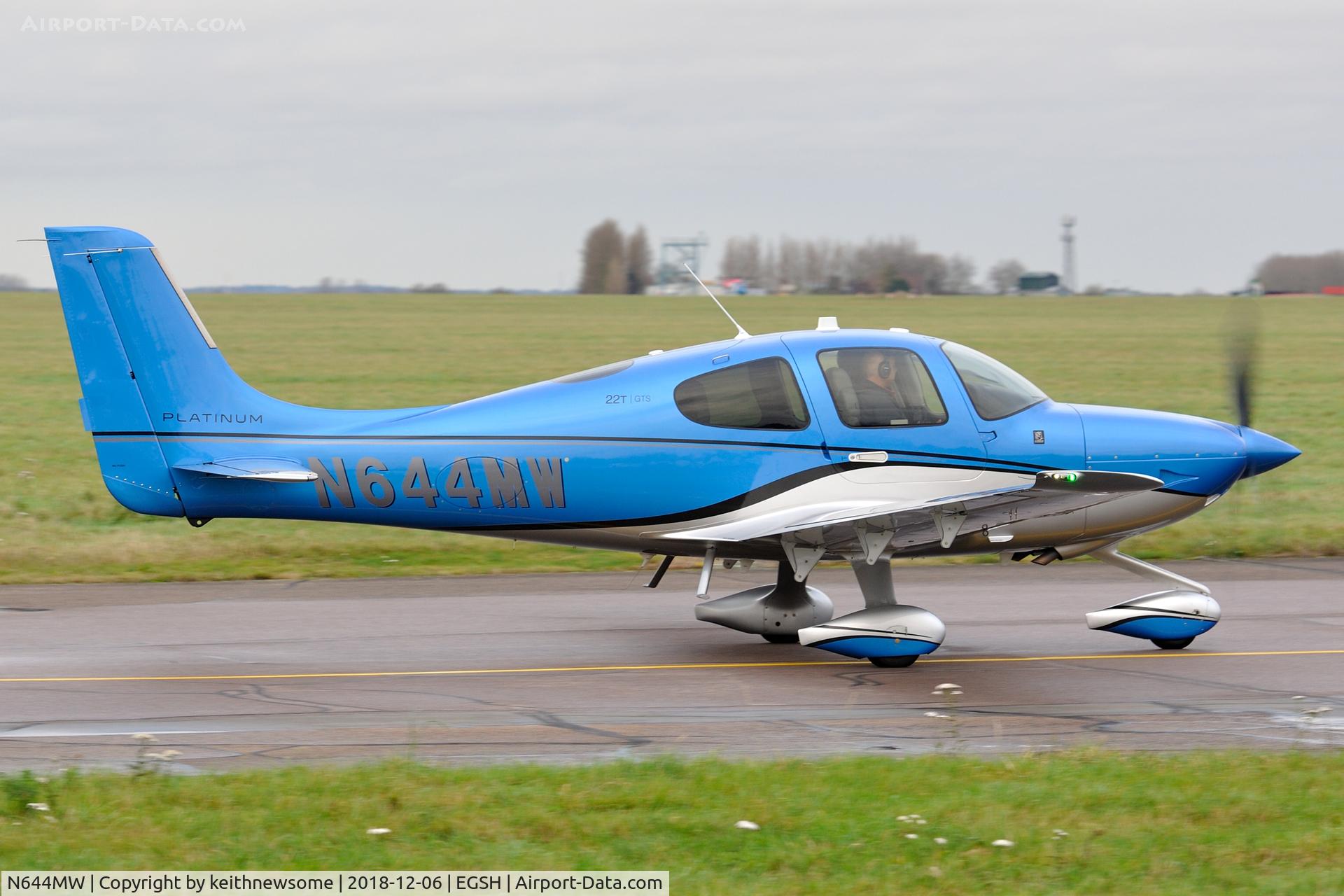 N644MW, 2016 Cirrus SR22T GTS C/N 1318, Return Visitor.