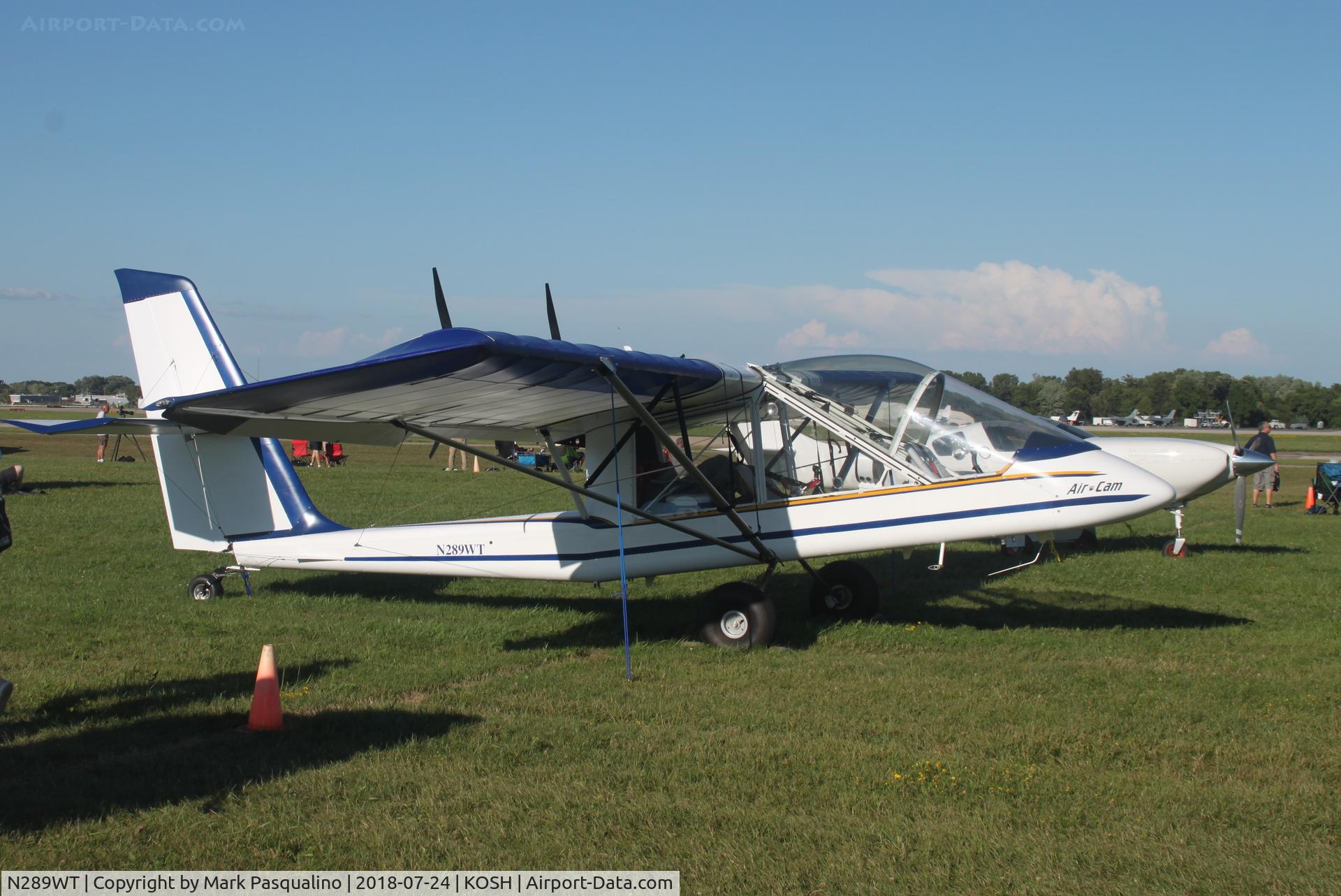 N289WT, 2017 Lockwood Aircam C/N AC230, Air Cam