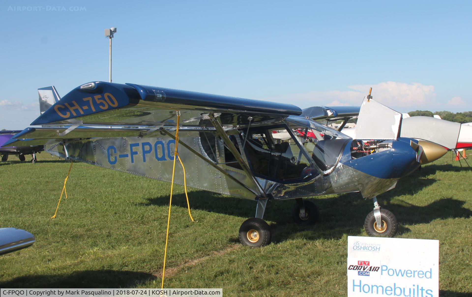 C-FPQO, 2016 Zenair STOL CH-750 C/N 75-10069, Zenair CH-750