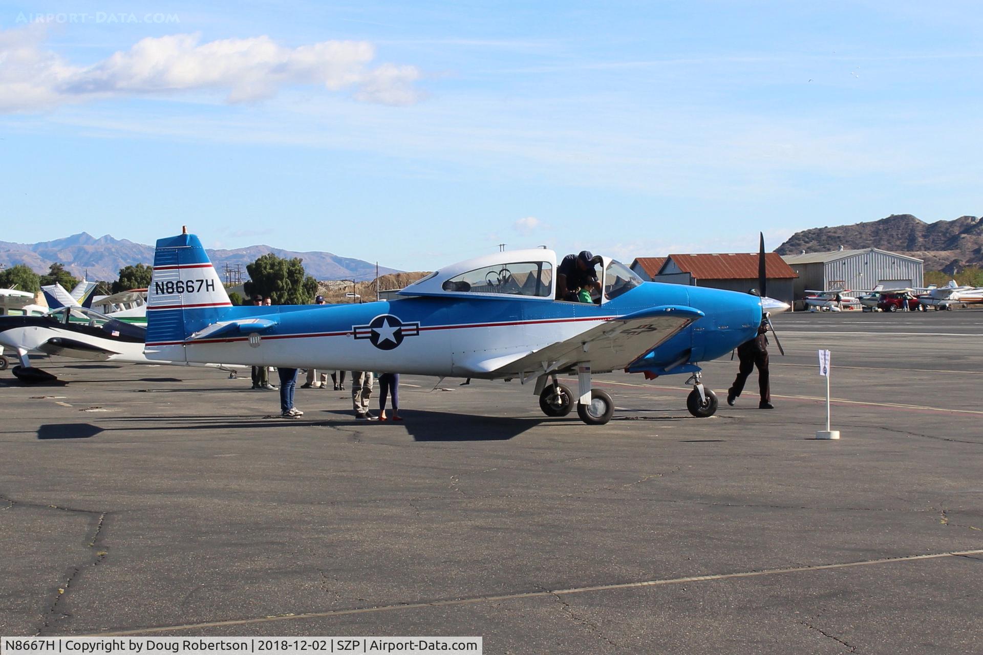 N8667H, 1947 North American Navion C/N NAV-4-667, 1947 North American NAVION, Continental IO-520 285 Hp upgrade, loading Young Eagles