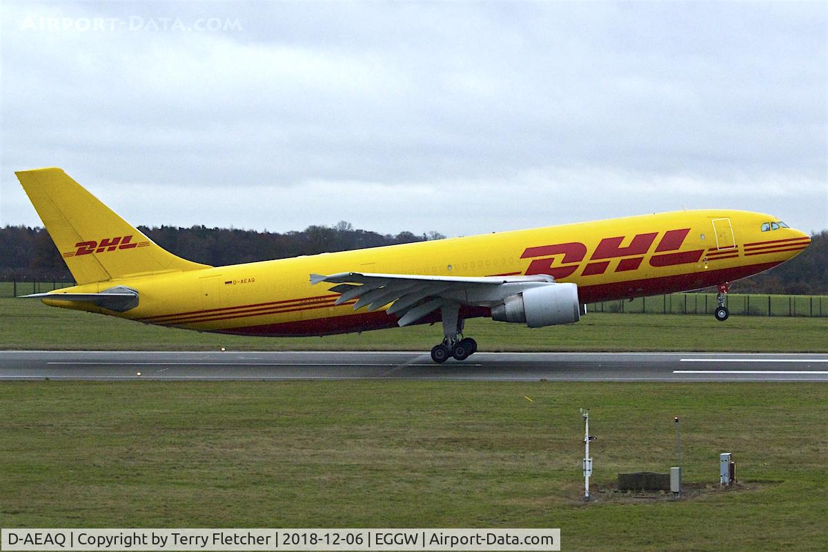 D-AEAQ, 1994 Airbus A300B4-622R(F) C/N 729, at Luton