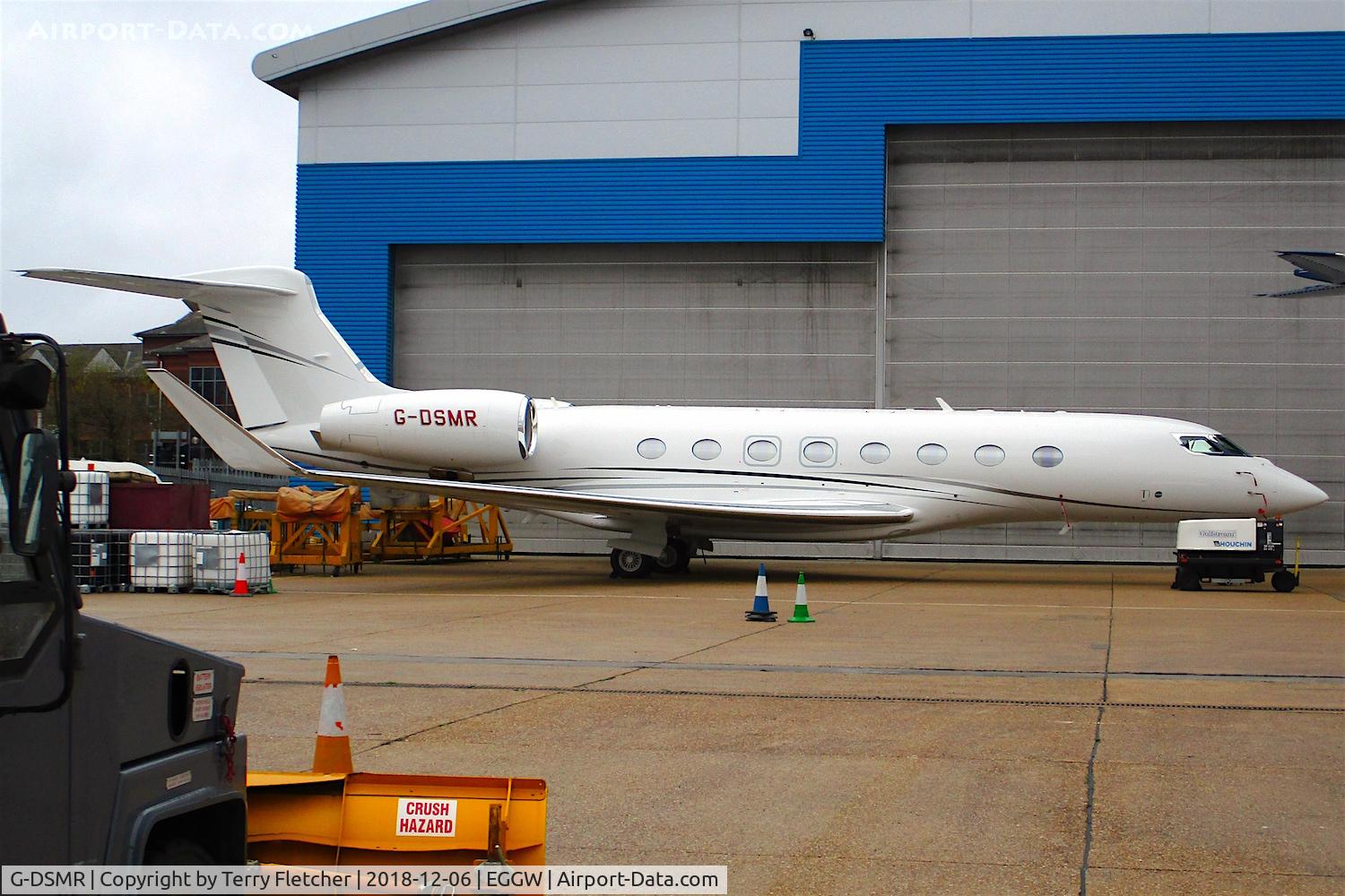 G-DSMR, 2018 Gulfstream G-VI (G650ER) C/N 6329, at Luton