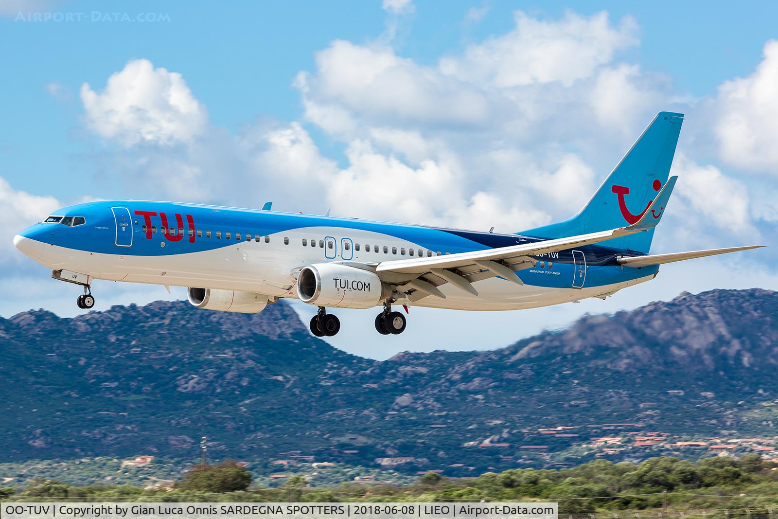 OO-TUV, 2011 Boeing 737-86J C/N 36883, LANDING 23L