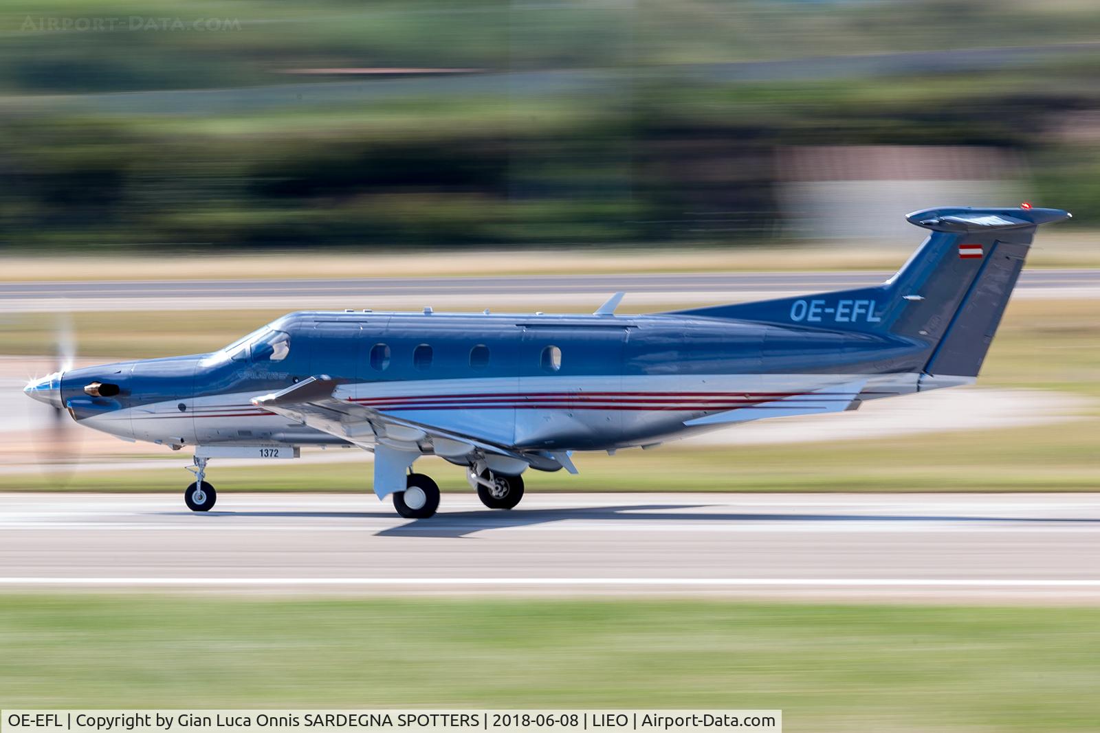 OE-EFL, 2012 Pilatus PC-12/47E C/N 1372, TAKE OFF 23L