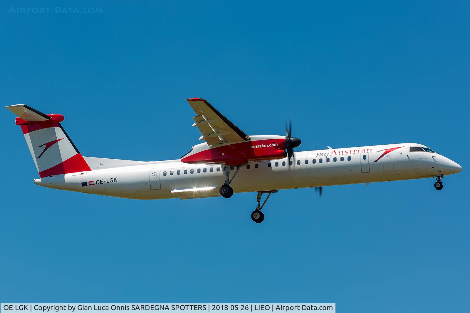 OE-LGK, 2009 De Havilland Canada DHC-8-402Q Dash 8 C/N 4280, LANDING 05R