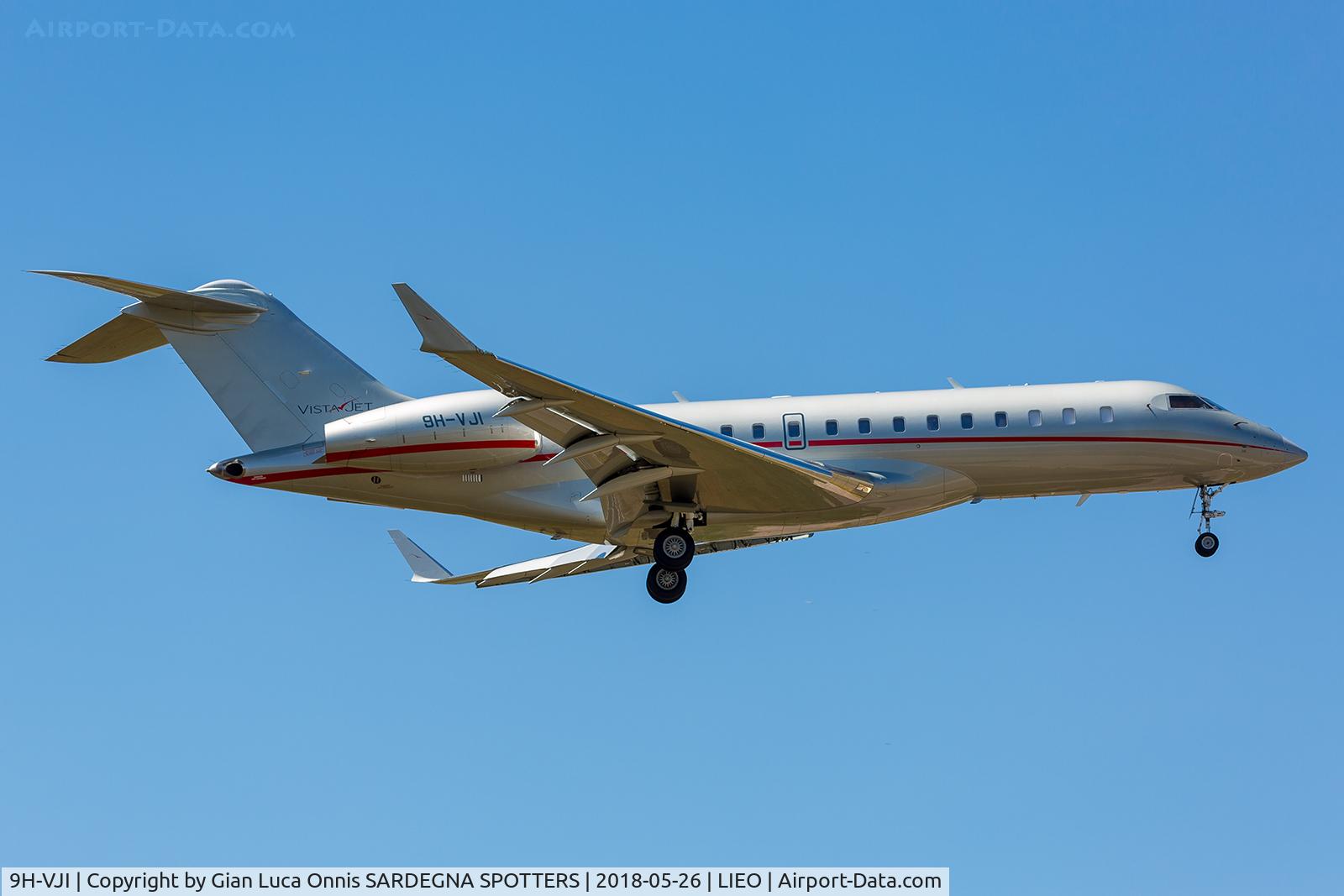 9H-VJI, 2013 Bombardier BD-700-1A10 Global 6000 C/N 9593, LANDING 05R