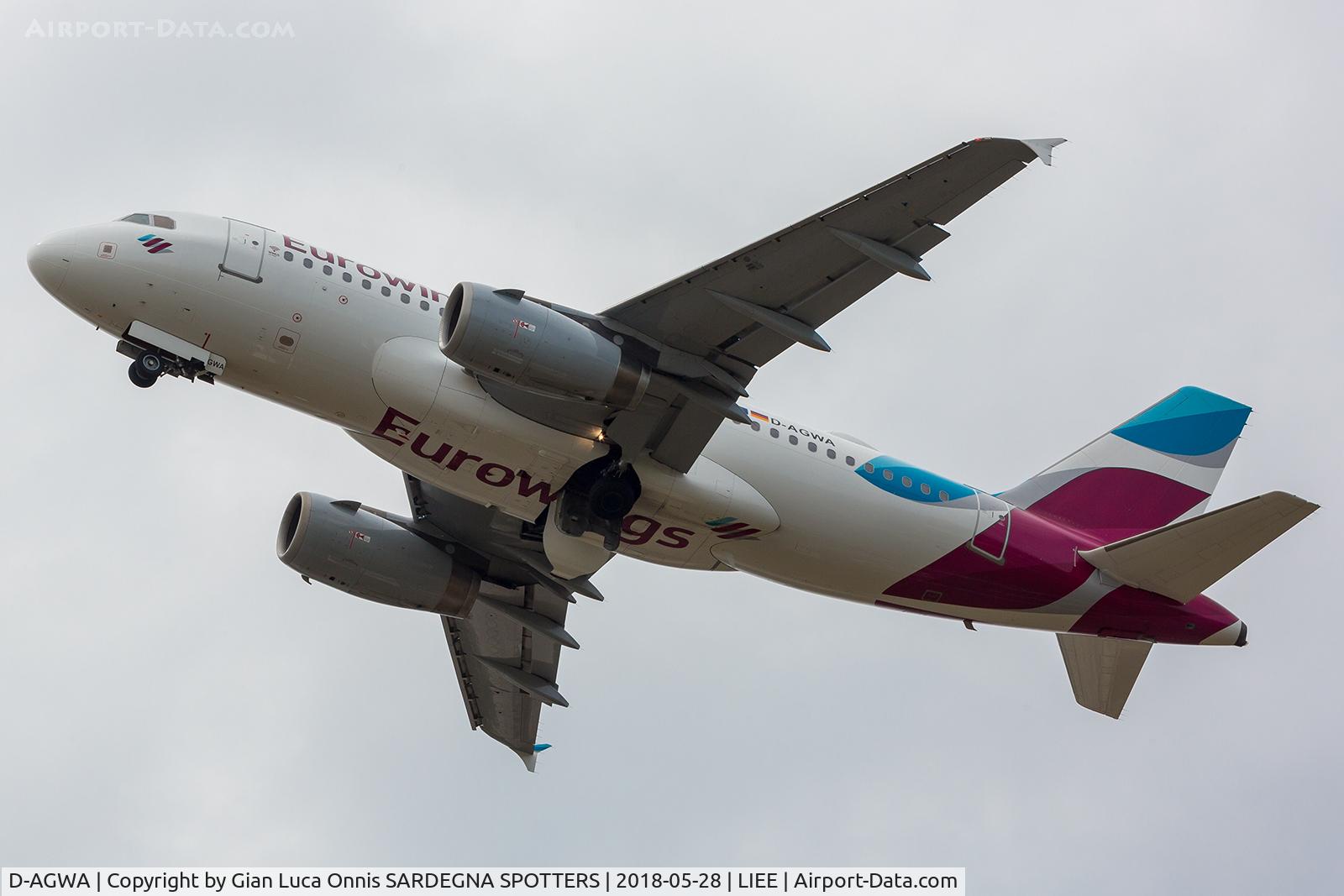 D-AGWA, 2006 Airbus A319-132 C/N 2813, TAKE OFF 32L
