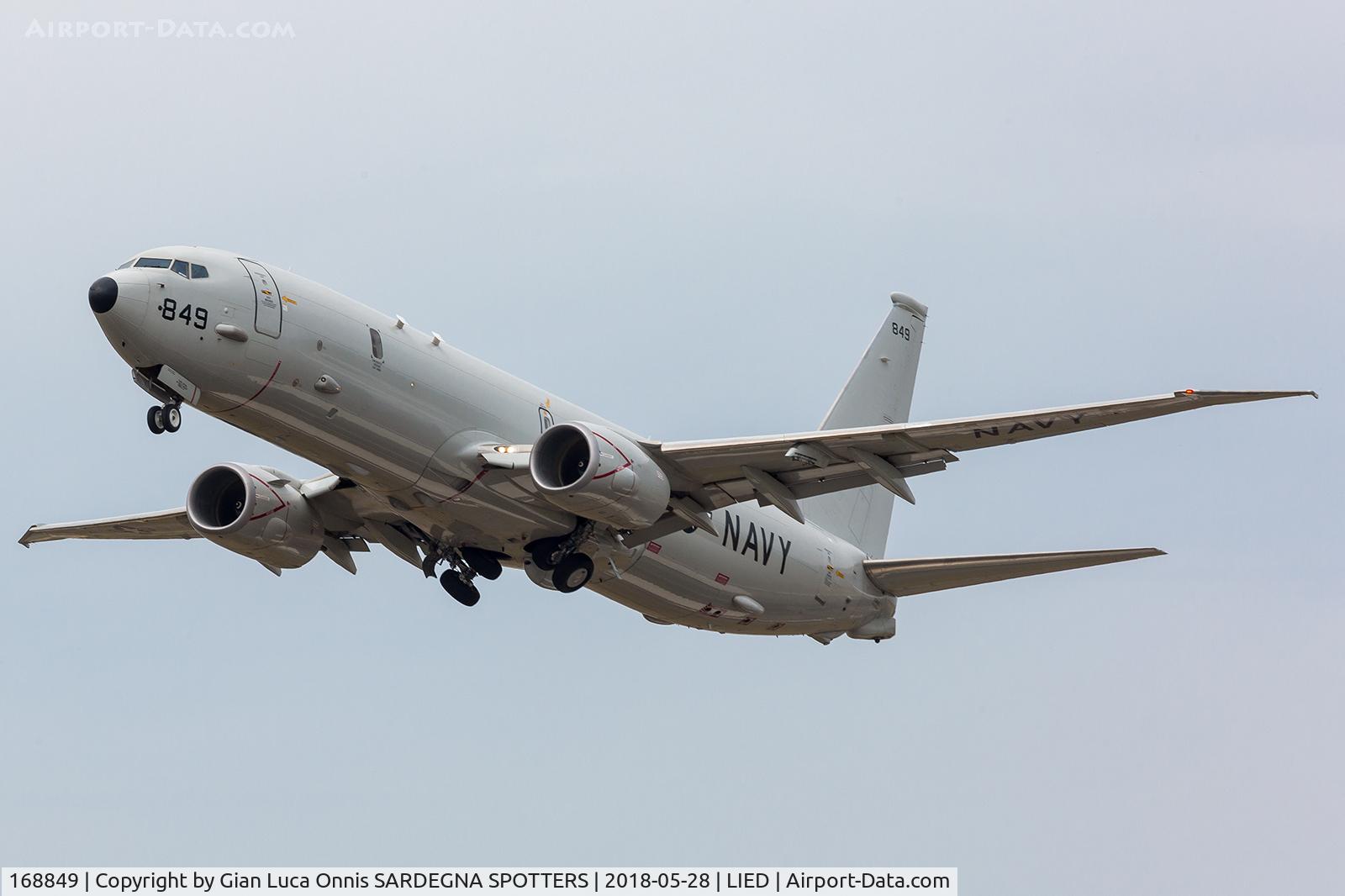 168849, Boeing P-8A Poseidon C/N 44141, TAKE OFF 35R