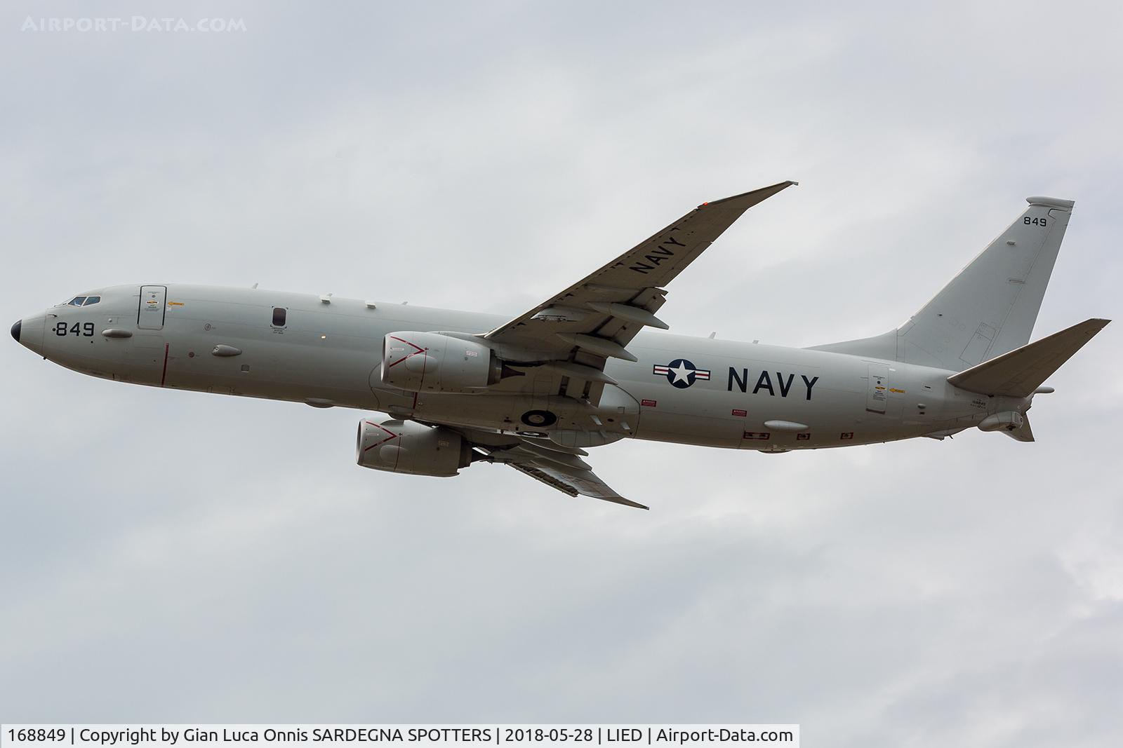 168849, Boeing P-8A Poseidon C/N 44141, TAKE OFF 35R