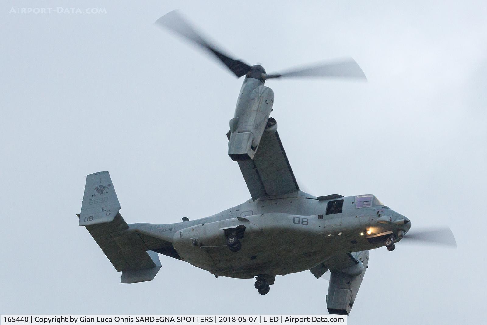 165440, 2000 Bell-Boeing MV-22B Osprey C/N D0018, LANDING 17L