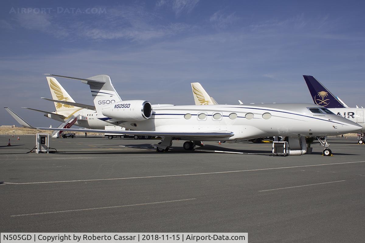 N505GD, 2016 Gulfstream Aerospace GVII-G500 C/N 72005, BIAS 2018 - SAKHIR AIRBASE OBKH