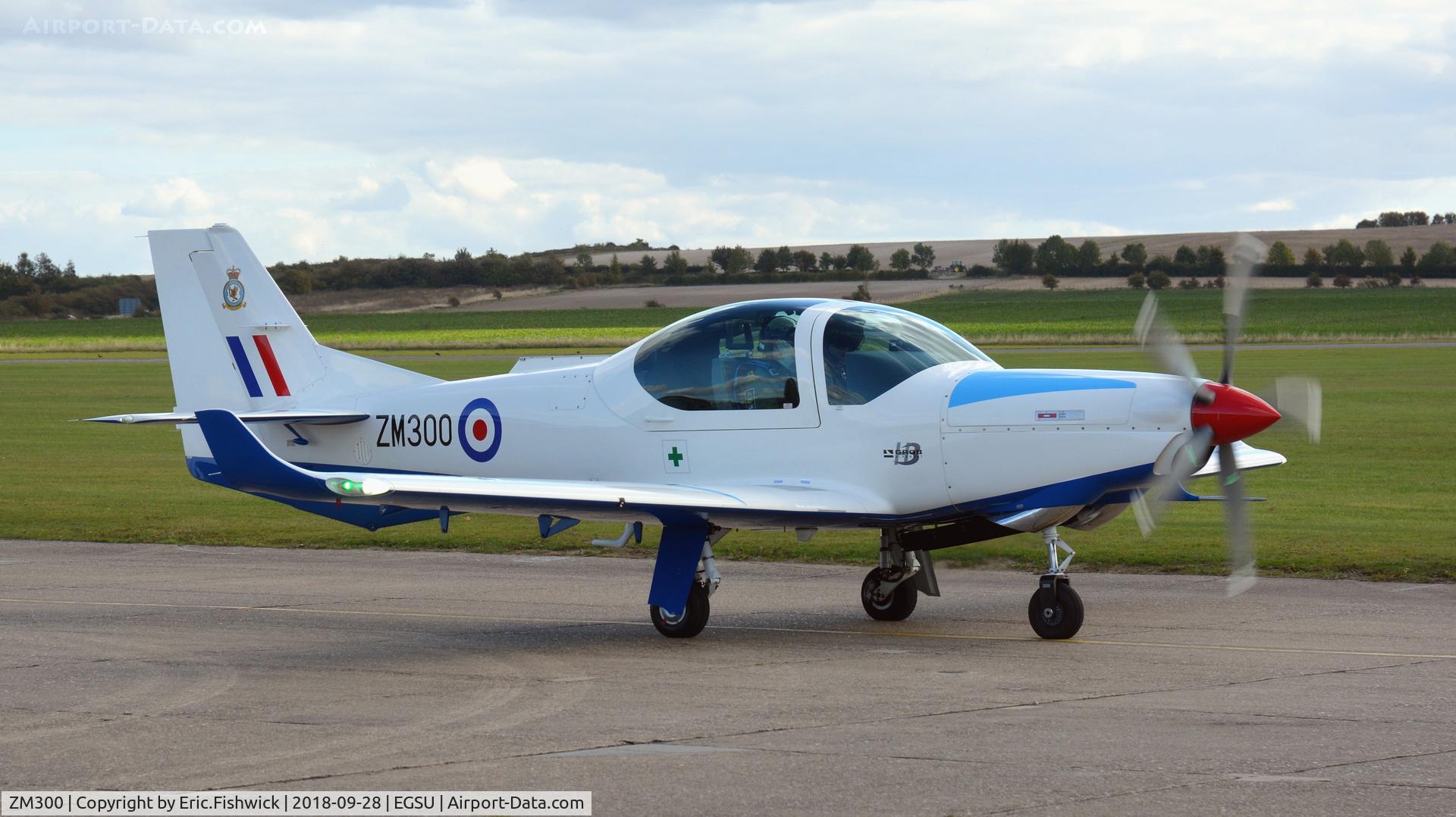 ZM300, 2016 Grob G-120TP-A Prefect T.1 C/N 11099, 2. ZM300 visiting Duxford, Sept. 2018.