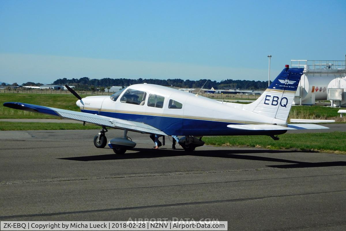 ZK-EBQ, Piper PA-28-181 C/N 28-7690458, At Invercargill