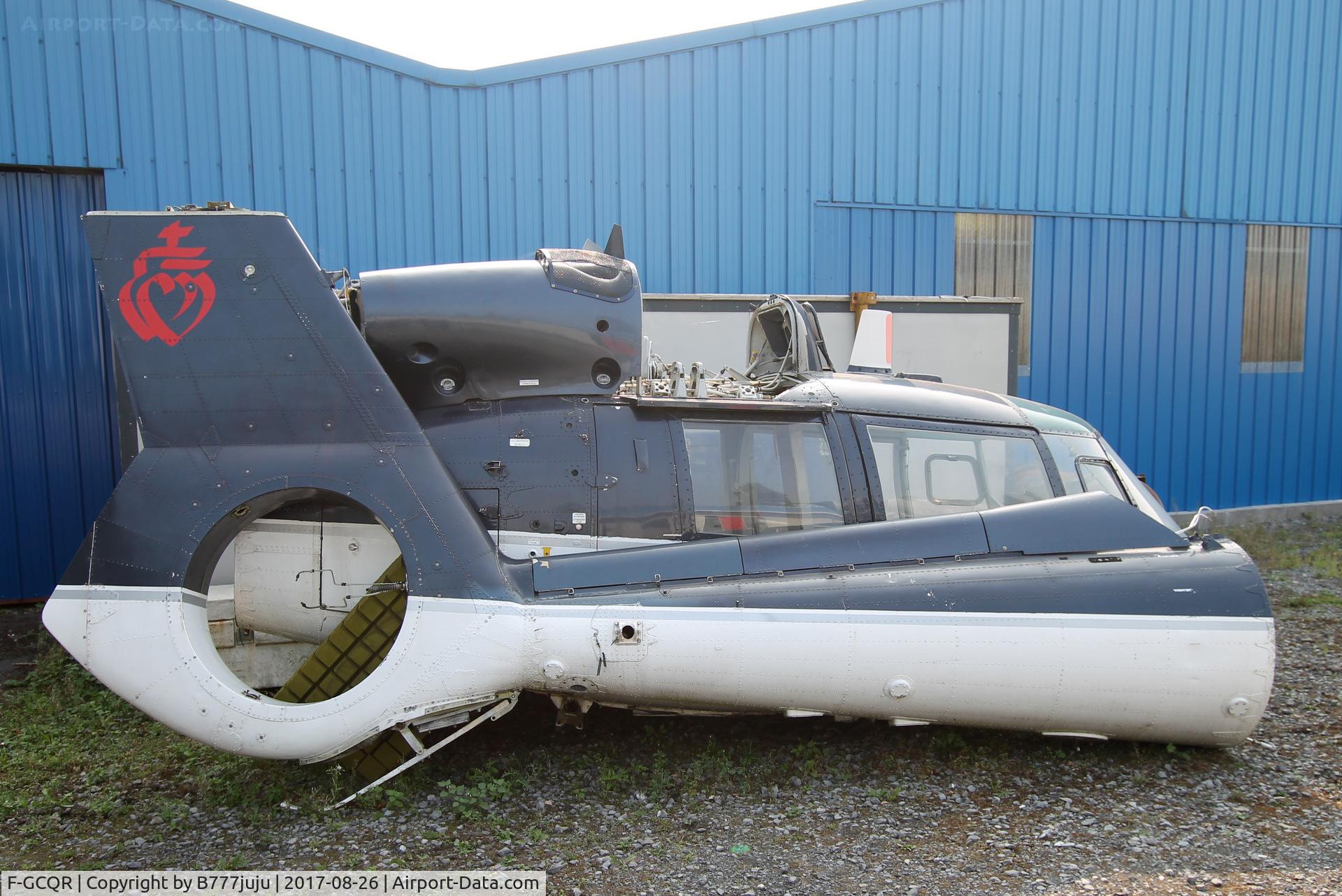 F-GCQR, Eurocopter SA-365C-3 C/N 5054, for preservation at Albert Museum