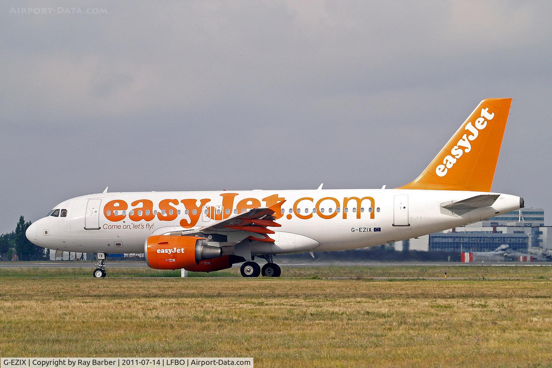 G-EZIX, 2005 Airbus A319-111 C/N 2605, G-EZIX   Airbus A319-111 [2605] (easyJet) Toulouse-Blagnac~F 14/07/2011