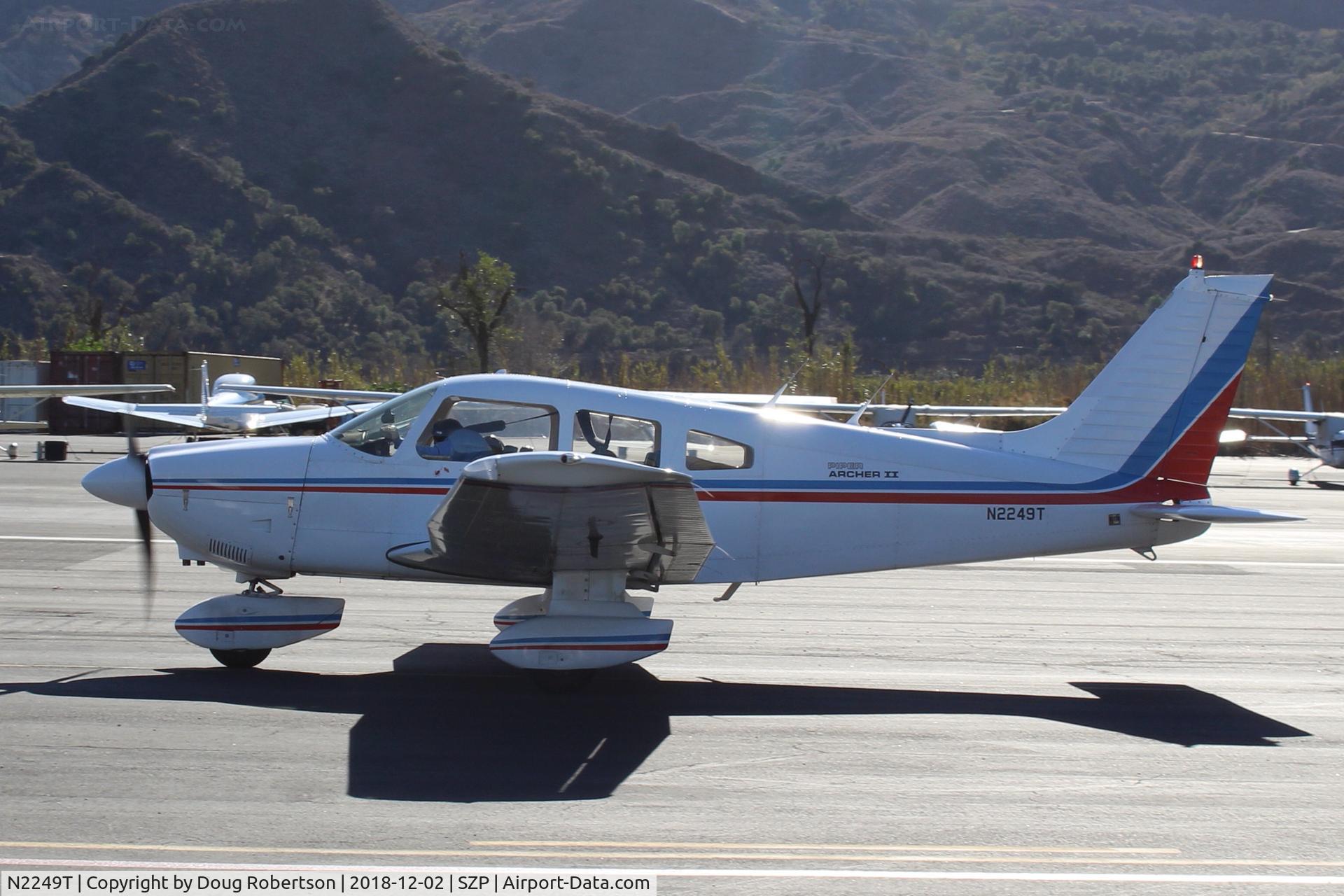 N2249T, 1979 Piper PA-28-181 Archer II C/N 28-7990318, 1979 Piper PA-28-181 ARCHER II, Lycoming O-360-A4M 180 Hp, tapered wings, taxi