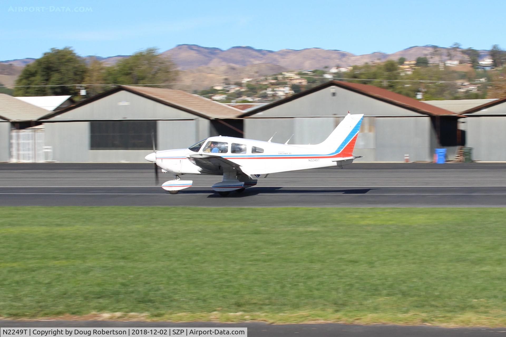 N2249T, 1979 Piper PA-28-181 Archer II C/N 28-7990318, 1979 Piper PA-28-181 ARCHER II, Lycoming O-360-A4M 180 Hp, tapered wings, landing roll