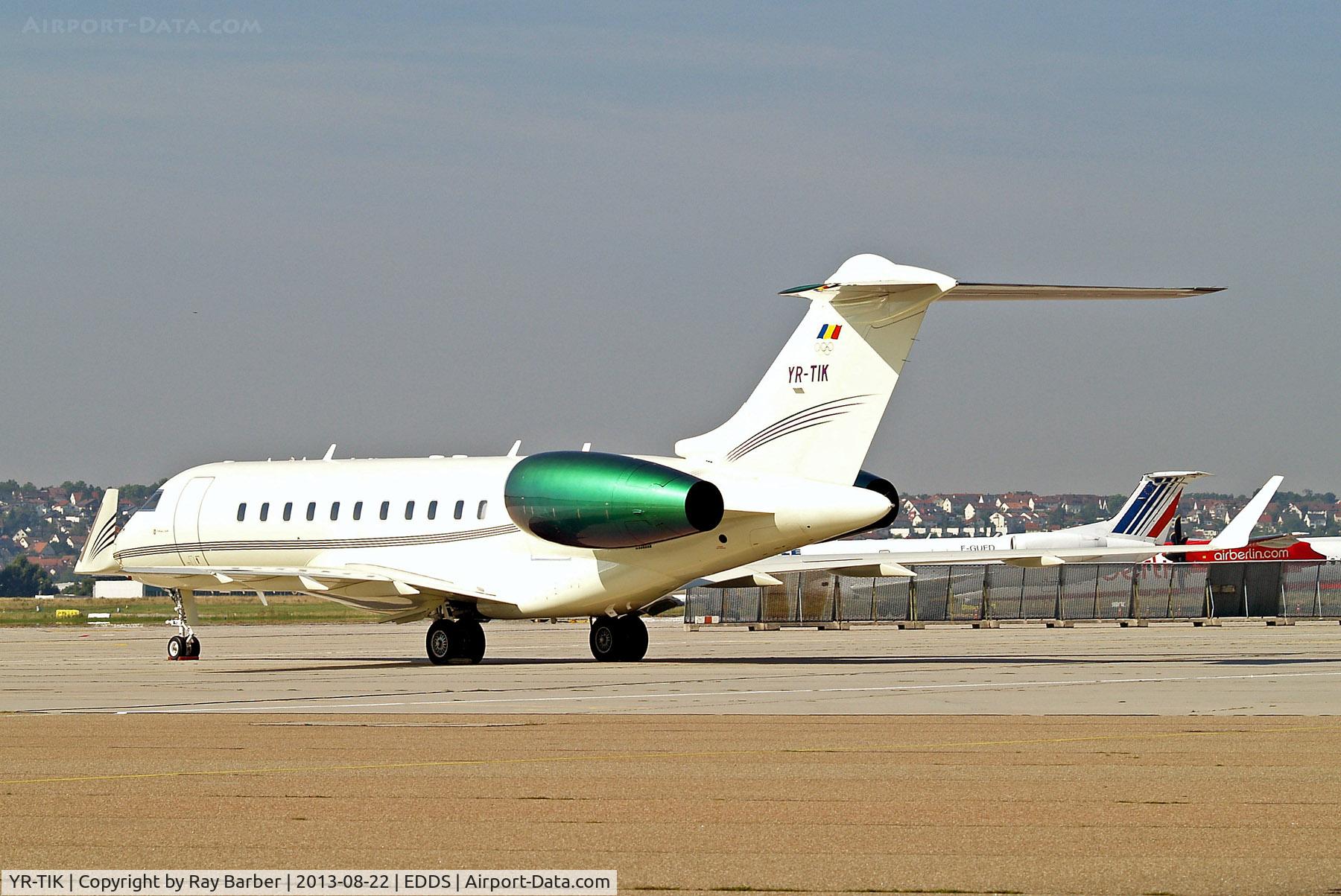 YR-TIK, 2006 Bombardier BD-700-1A10 Global 5000 C/N 9229, YR-TIK   Bombardier BD-700-1A11 Global 5000 [9229] (Tiriac Air) Stuttgart~D 22/08/2013