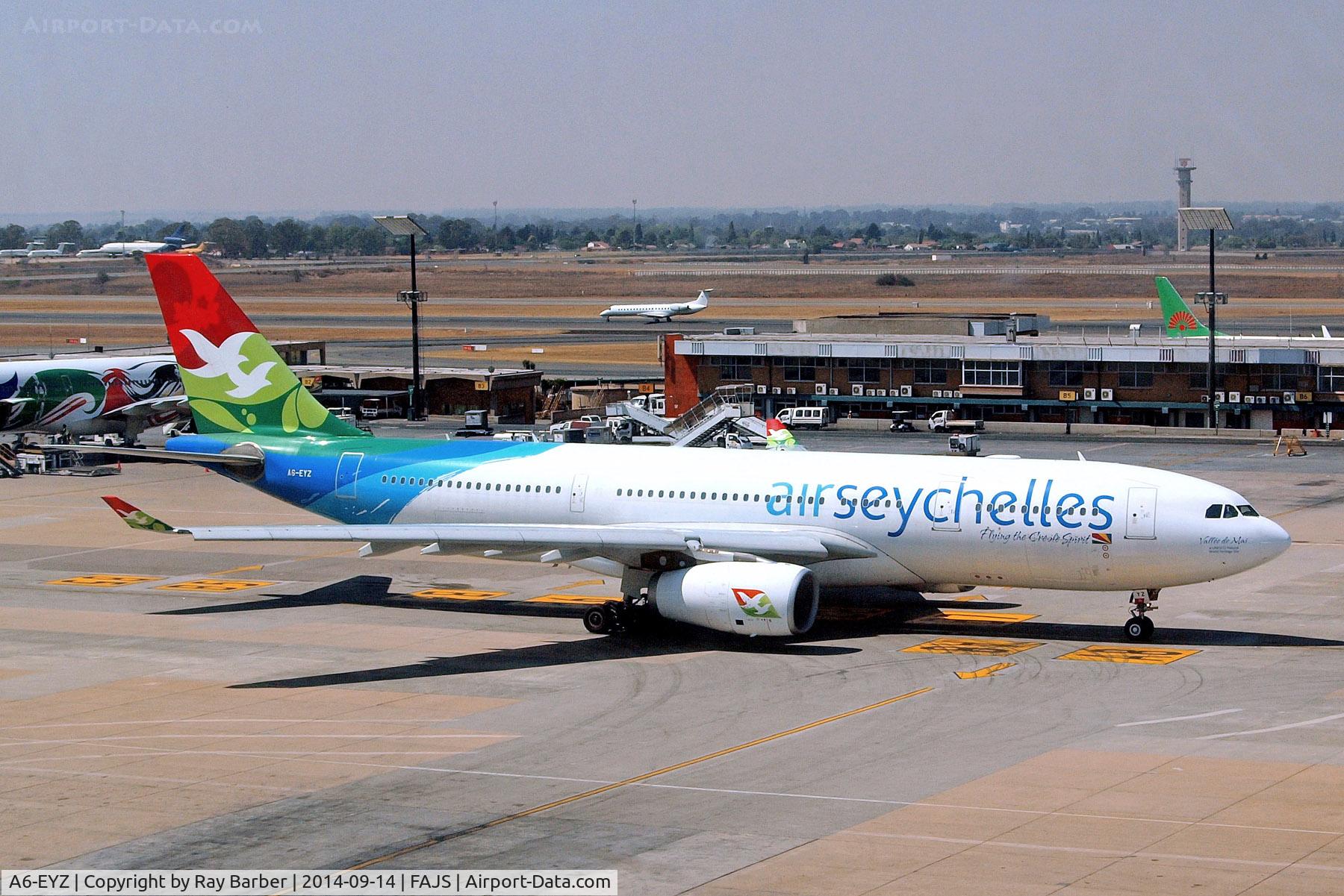 A6-EYZ, 2006 Airbus A330-243 C/N 807, A6-EYZ   Airbus A330-203 [807] (Air Seychelles) Johannesburg Int'l~ZS 14/09/2014