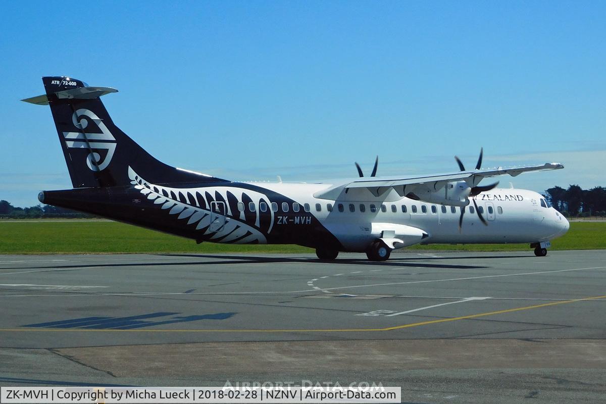 ZK-MVH, 2015 ATR 72-212A C/N 1304, At Invercargill