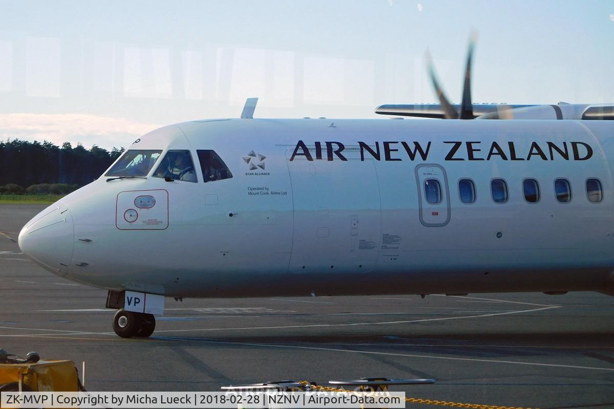 ZK-MVP, 2017 ATR 72-600 C/N 1444, At Invercargill