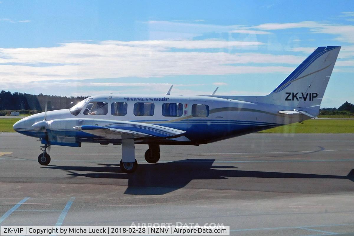 ZK-VIP, Piper PA-31-350 Chieftain C/N 31-7405482, At Invercargill