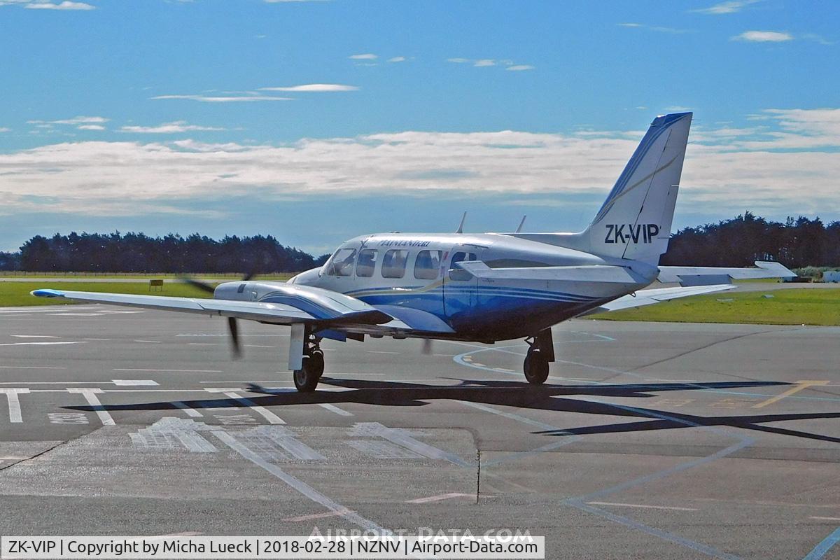 ZK-VIP, Piper PA-31-350 Chieftain C/N 31-7405482, At Invercargill