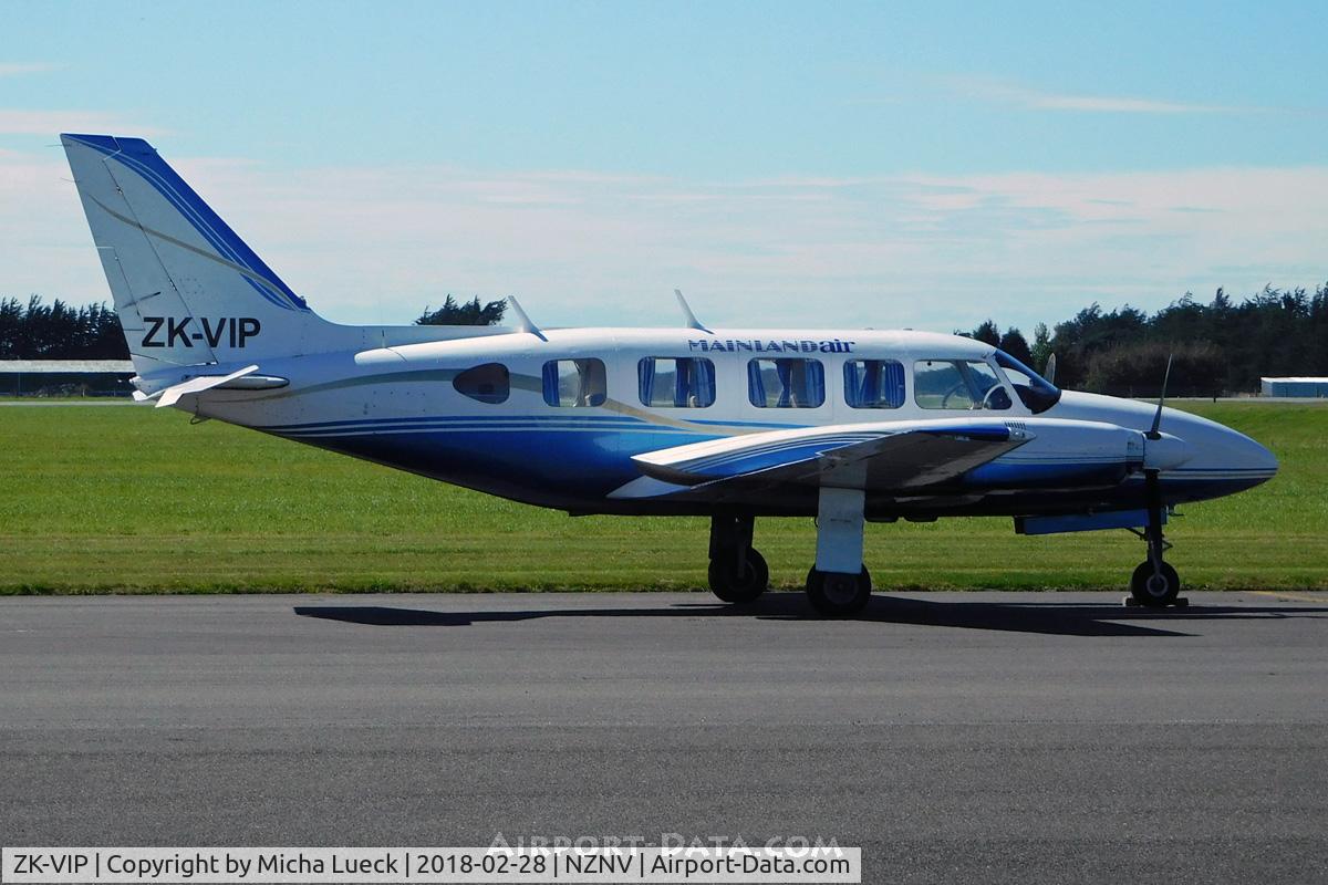 ZK-VIP, Piper PA-31-350 Chieftain C/N 31-7405482, At Invercargill