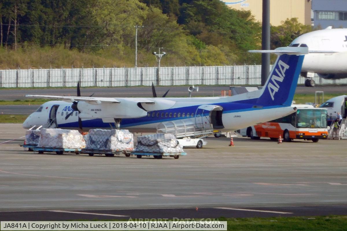 JA841A, 2003 De Havilland Canada DHC-8-402 Dash 8 C/N 4080, At Narita