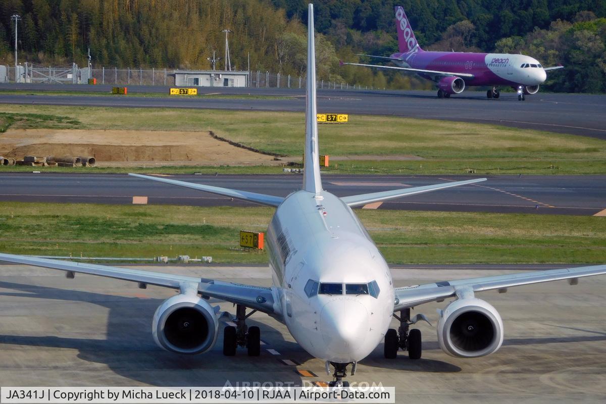 JA341J, 2012 Boeing 737-846 C/N 40356, At Narita