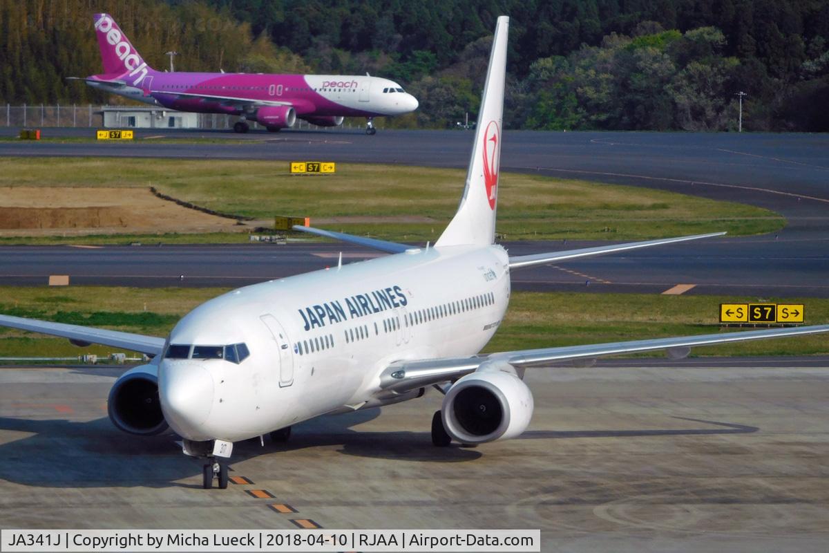 JA341J, 2012 Boeing 737-846 C/N 40356, At Narita