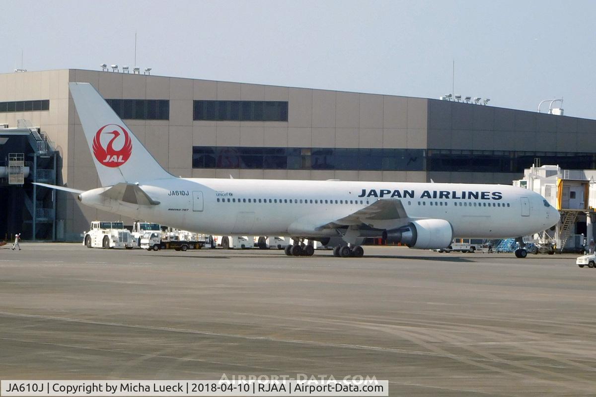 JA610J, 2004 Boeing 767-346/ER C/N 33846, At Narita
