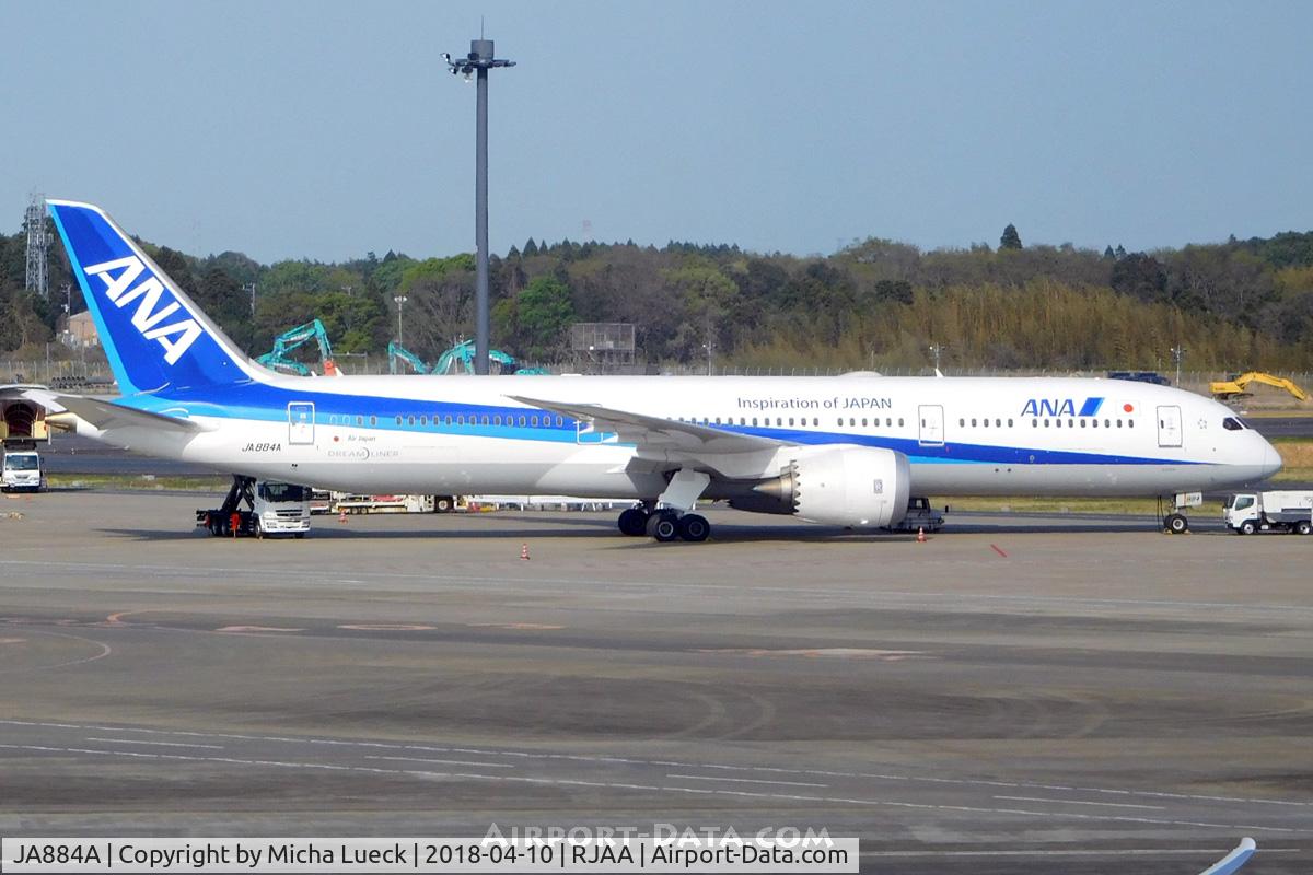 JA884A, 2016 Boeing 787-9 Dreamliner Dreamliner C/N 34523, At Narita