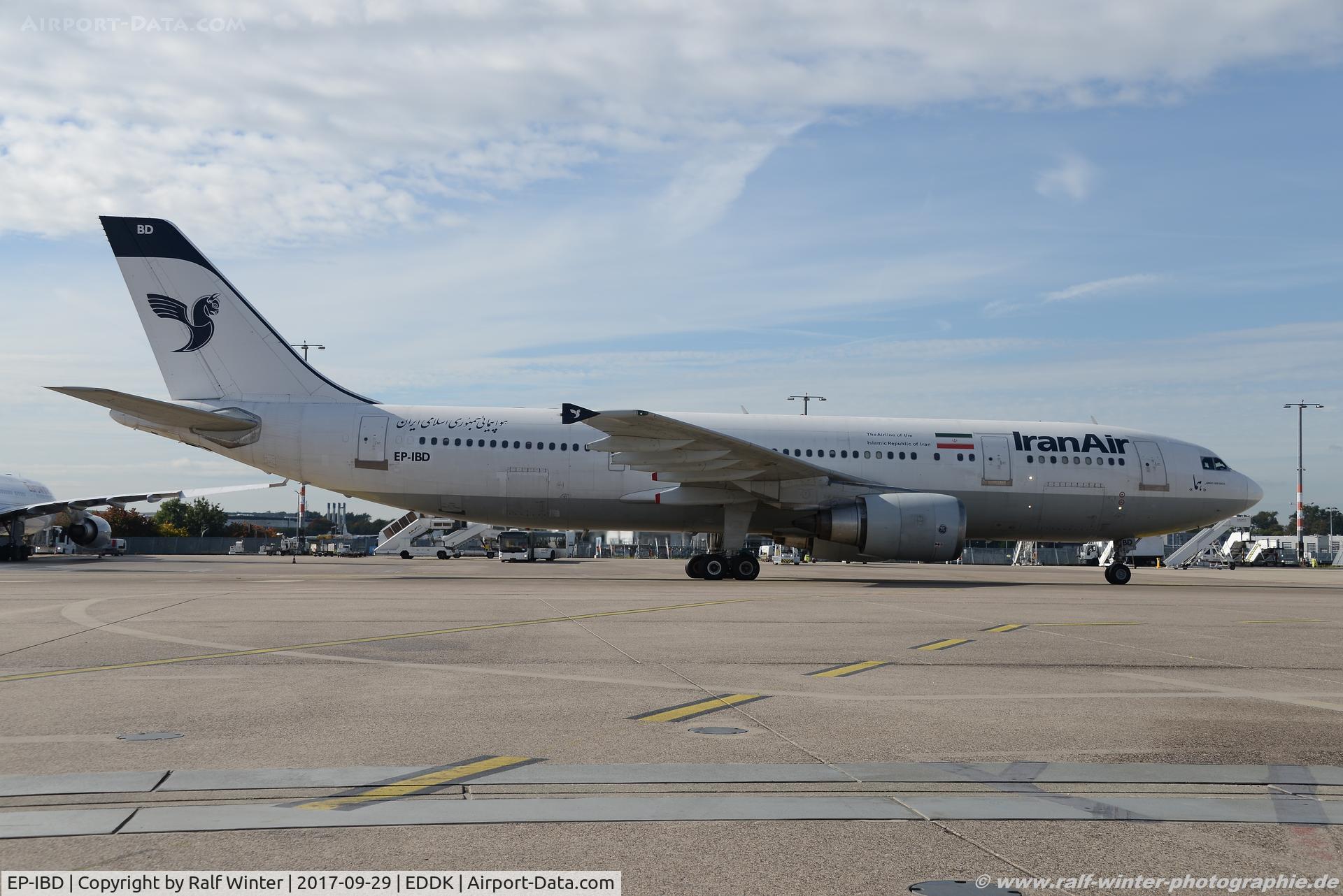 EP-IBD, 1993 Airbus A300B4-605R C/N 696, Airbus A300-605R - IR IRA Iran Air - 696 - EP-IBD - 29.09.2017 - CGN