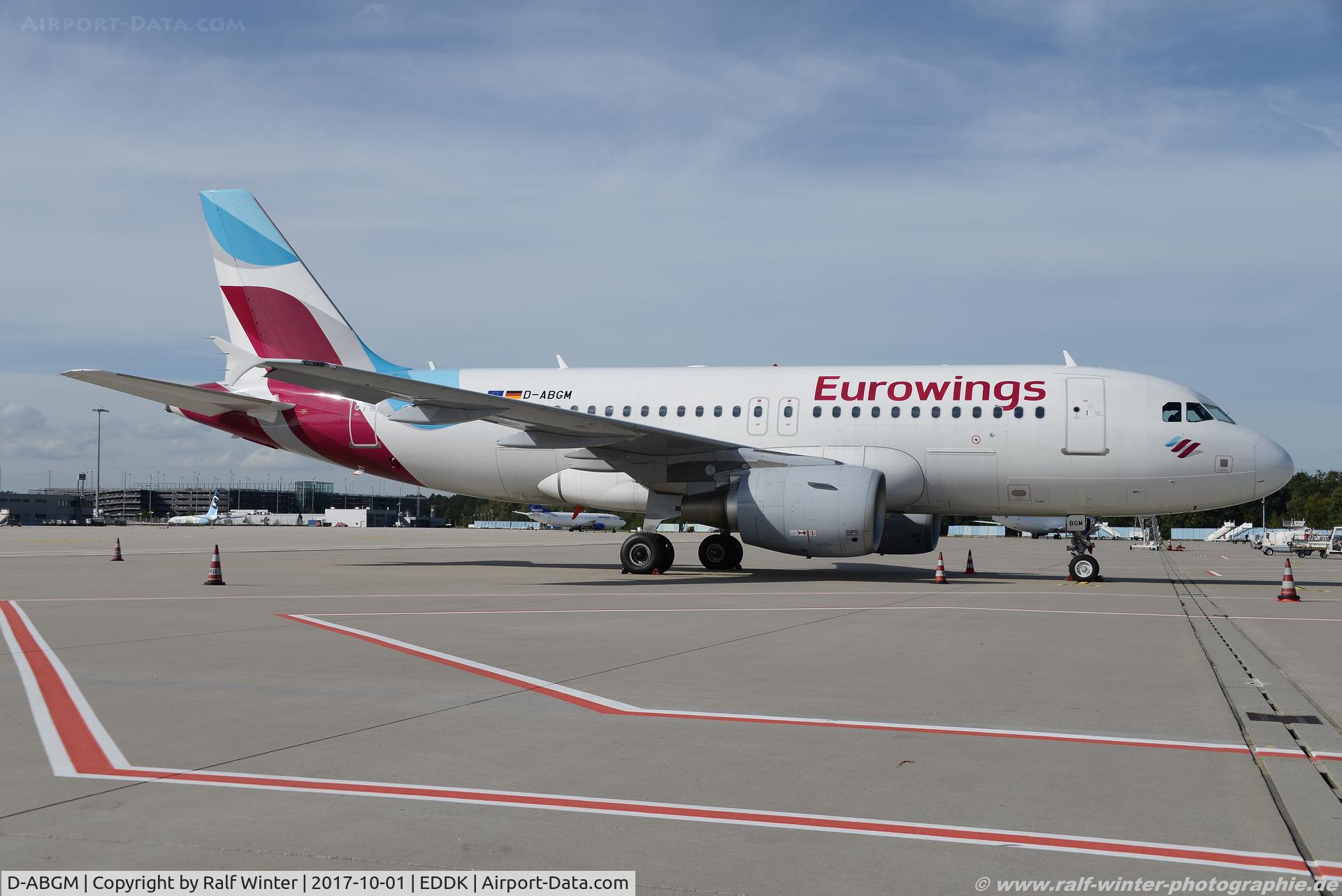 D-ABGM, 2008 Airbus A319-112 C/N 3604, Airbus A319-112 - EW EWG Eurowings ex Air Berlin - 3604 - D-ABGM - 01.10.2017 - CGN