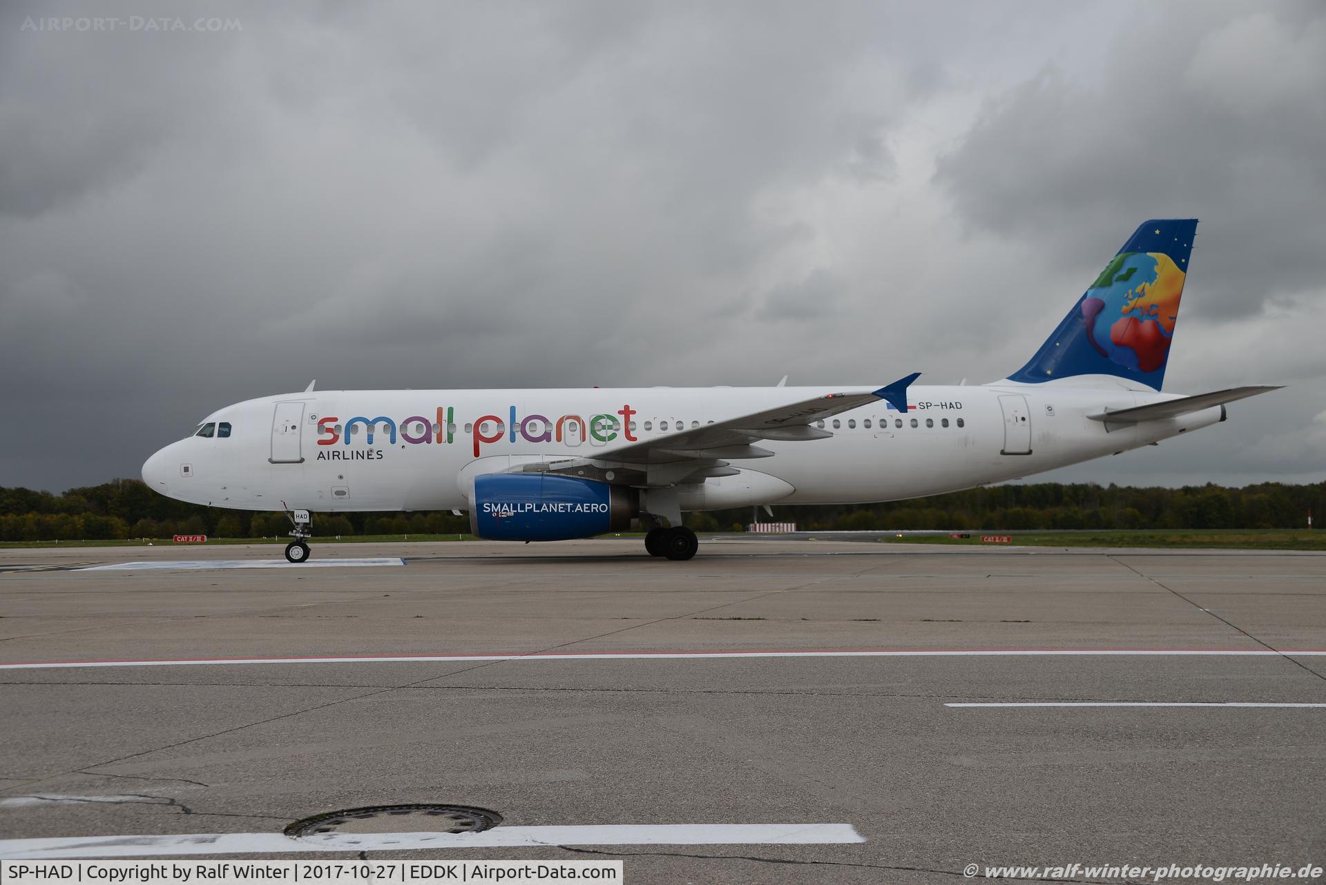 SP-HAD, 2003 Airbus A320-232 C/N 2016, Airbus A320-232 - P7 LLP Small Planet Airlines Poland - 2016 - SP-HAD - 27.10.2017 - CGN