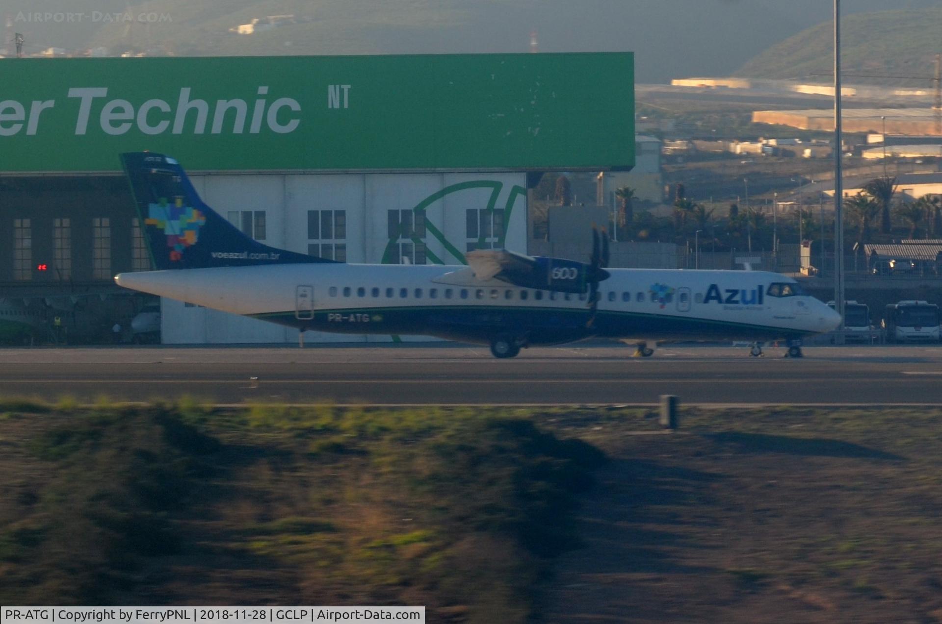 PR-ATG, 2012 ATR 72-600 C/N 988, Azul ATR72 in LPA on return to lessor.