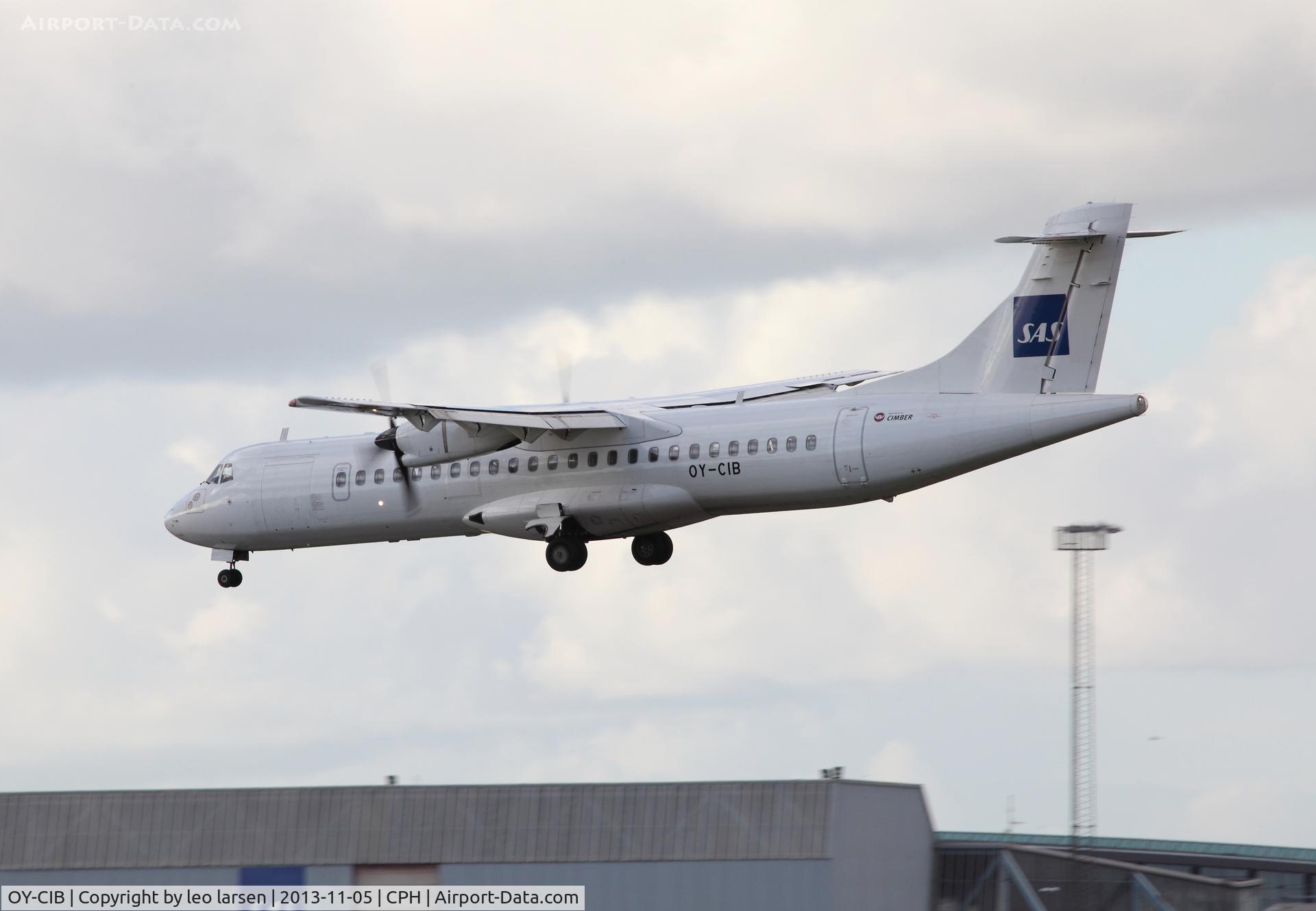 OY-CIB, 1994 ATR 72-202 C/N 437, Copenhagen 5.11.2013
