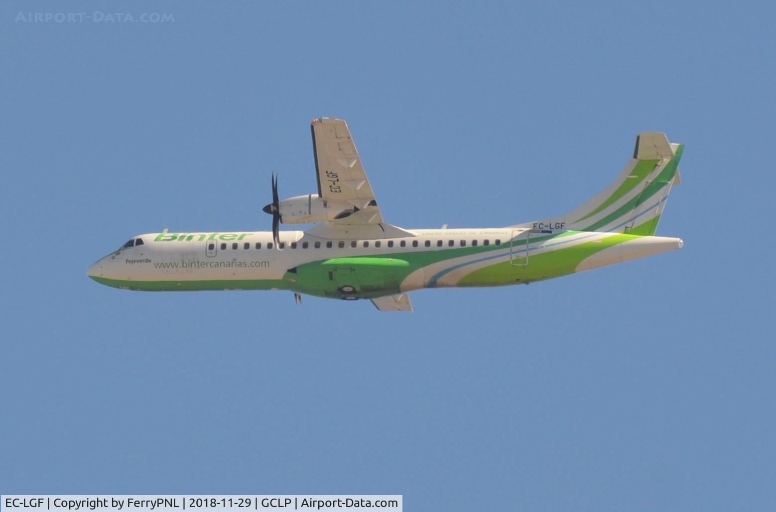EC-LGF, 2010 ATR 72-212A C/N 907, Binter ATR72