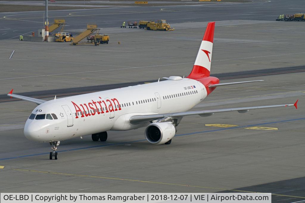 OE-LBD, 1998 Airbus A321-211 C/N 920, Austrian Airlines Airbus A321