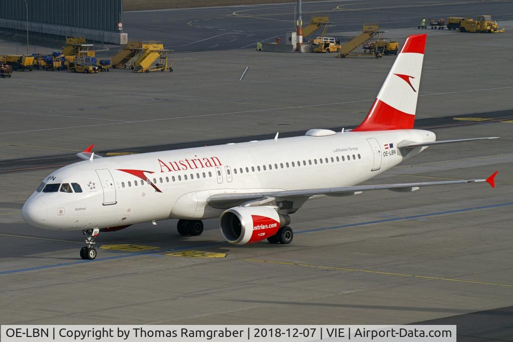 OE-LBN, 1997 Airbus A320-214 C/N 768, Austrian Airlines Airbus A320