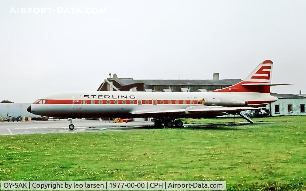 OY-SAK, 1961 Sud Aviation SE-210 Caravelle VI-R C/N 99, Copenhagen 1977