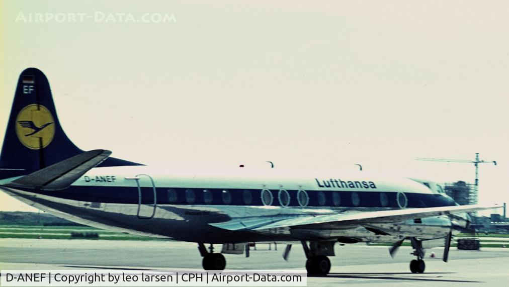 D-ANEF, 1959 Vickers Viscount 814 C/N 343, Copenhagen
