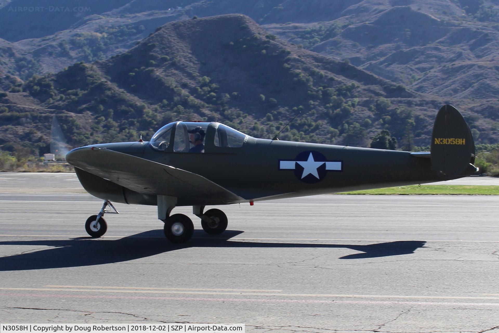 N3058H, 1946 Erco 415C Ercoupe C/N 3683, 1946 ERCO 415C ERCOUPE, Continental C85 85 Hp, taxi