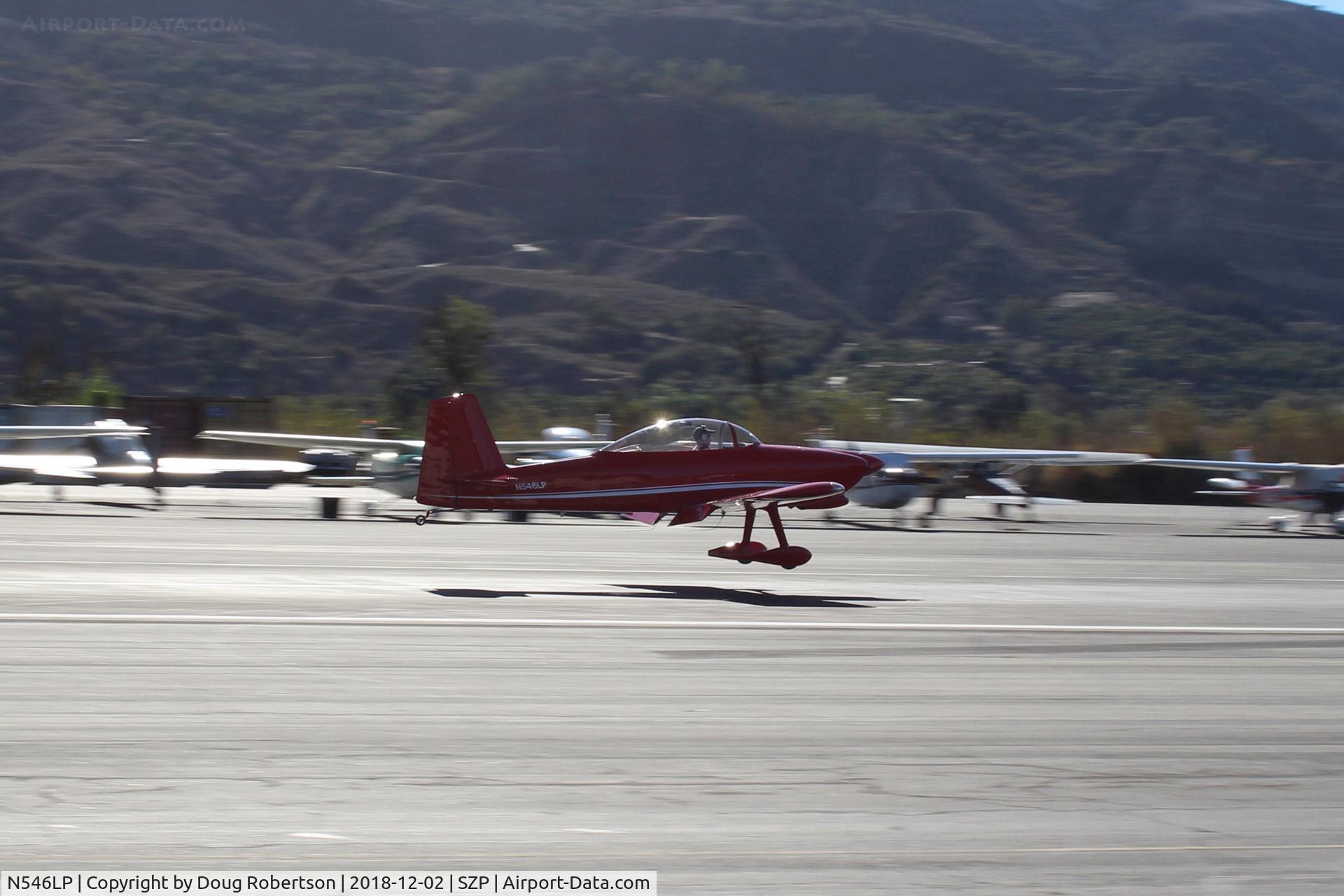 N546LP, Vans RV-8 C/N 82726, 2007 Obrien SPECIAL VANs RV-8, Lycoming IO-360 EXP, near touchdown Rwy 22